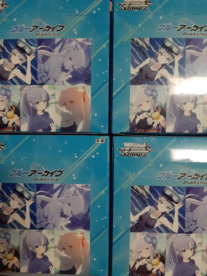 ブルーアーカイブ　ヴァイス　ブルアカ　4box　ブースターパック