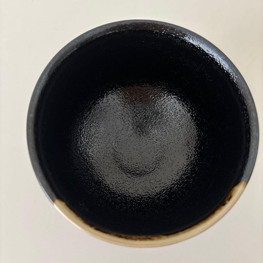 【新品未使用】抹茶茶碗　兎月窯　杉浦文泰作　瀬戸焼　御題『姿』鳥獣戯画　共箱