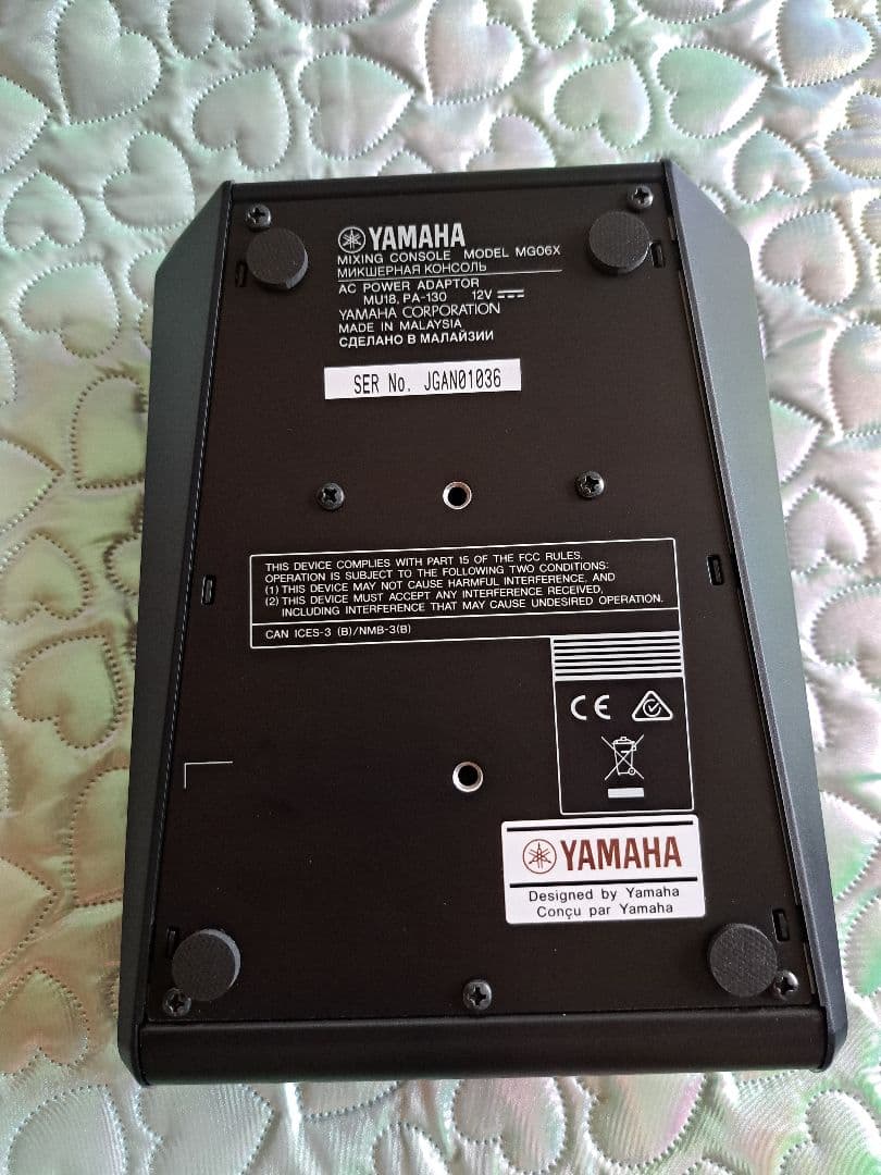 DJ機材 YAMAHA MG06X