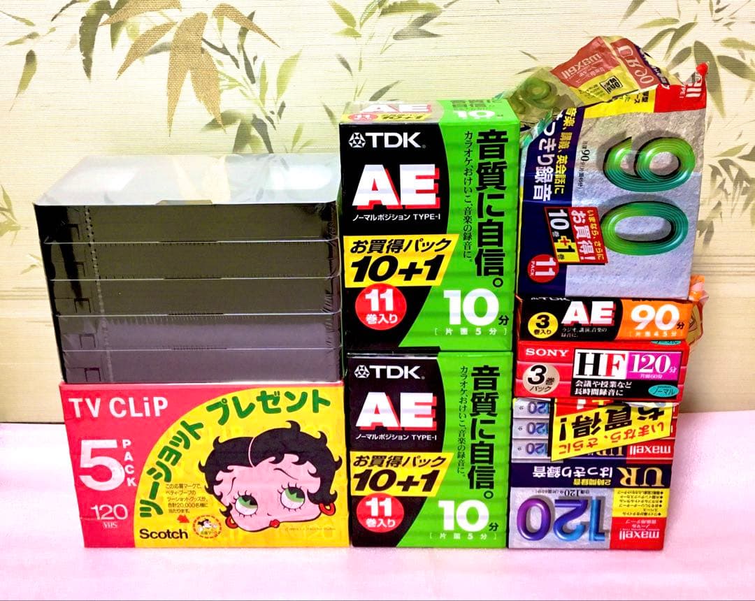 【新品】カセットテープ39本 ビデオテープ10本