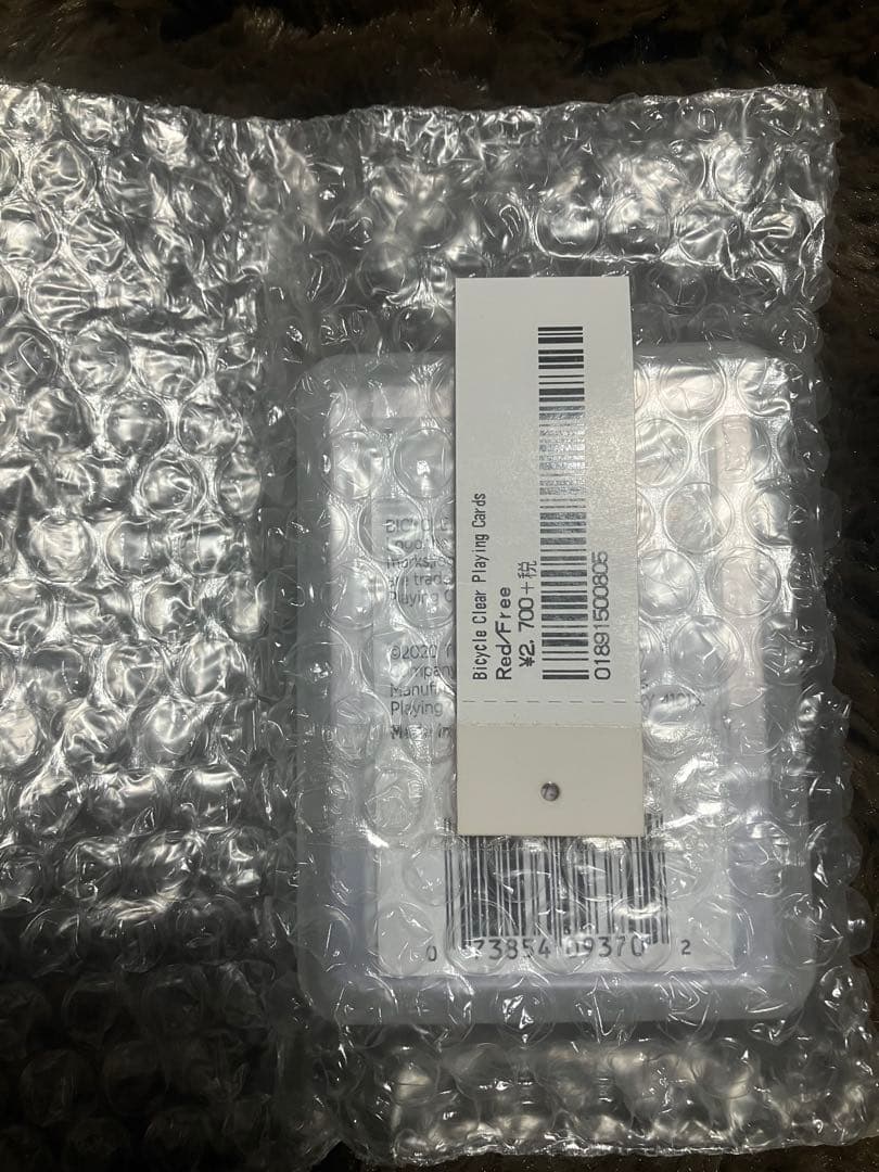 Supreme Bicycle® Clear Playing Cards