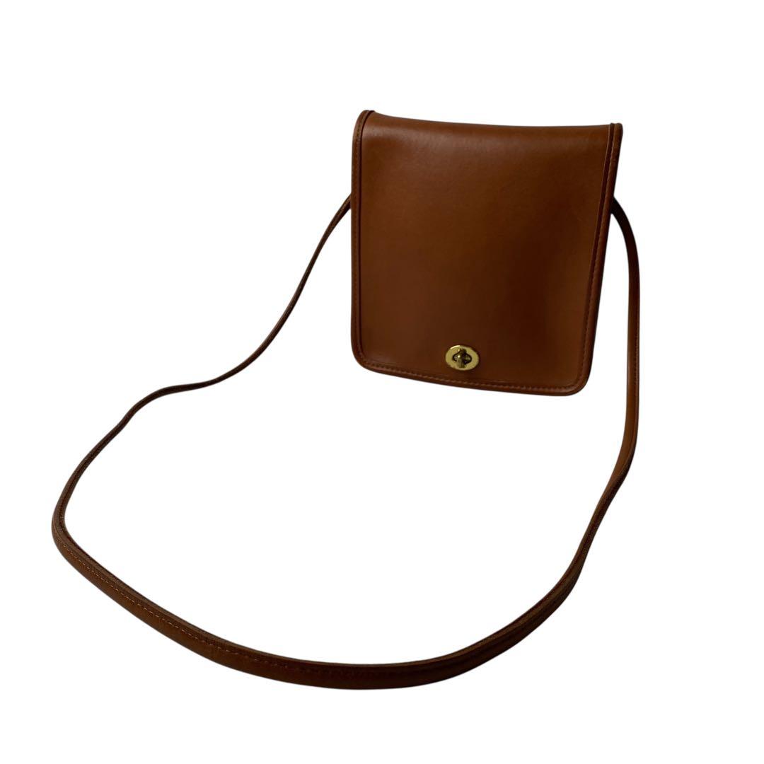 old coach オールドコーチ ショルダーバッグ オールレザー ターンロック