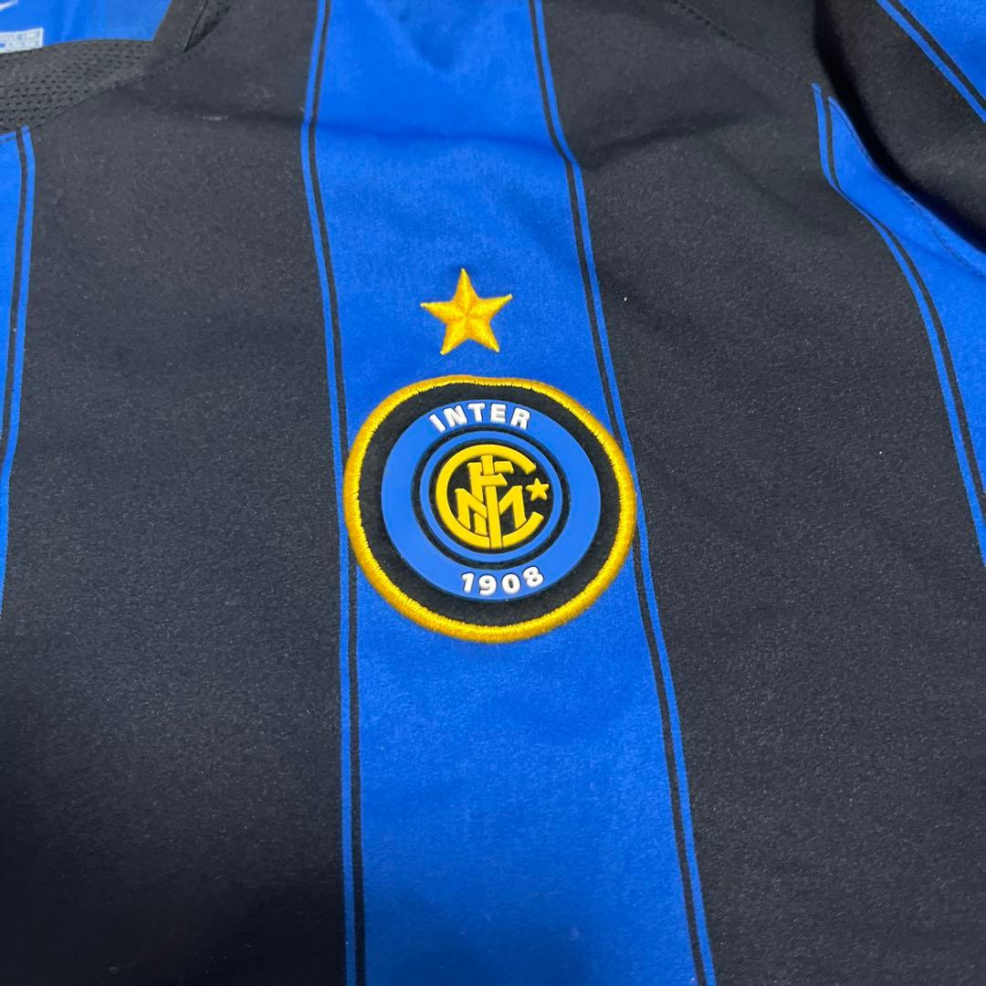 【90s】インテル　サッカー　ユニフォーム　18番　ブルガリア製　XL