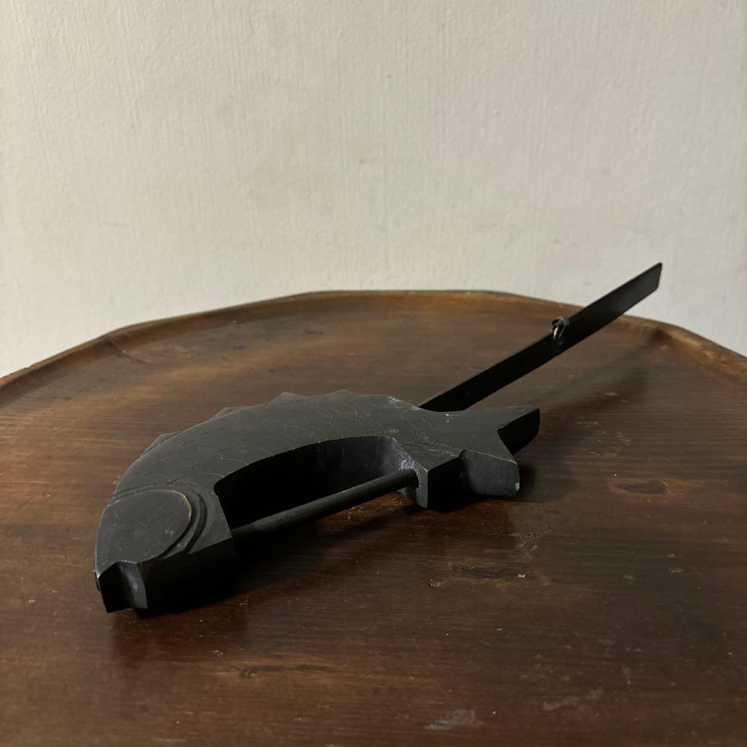 李朝　朝鮮王朝　魚型錠前　鍵　アンティーク　古道具　骨董　古美術　韓国骨董　清朝