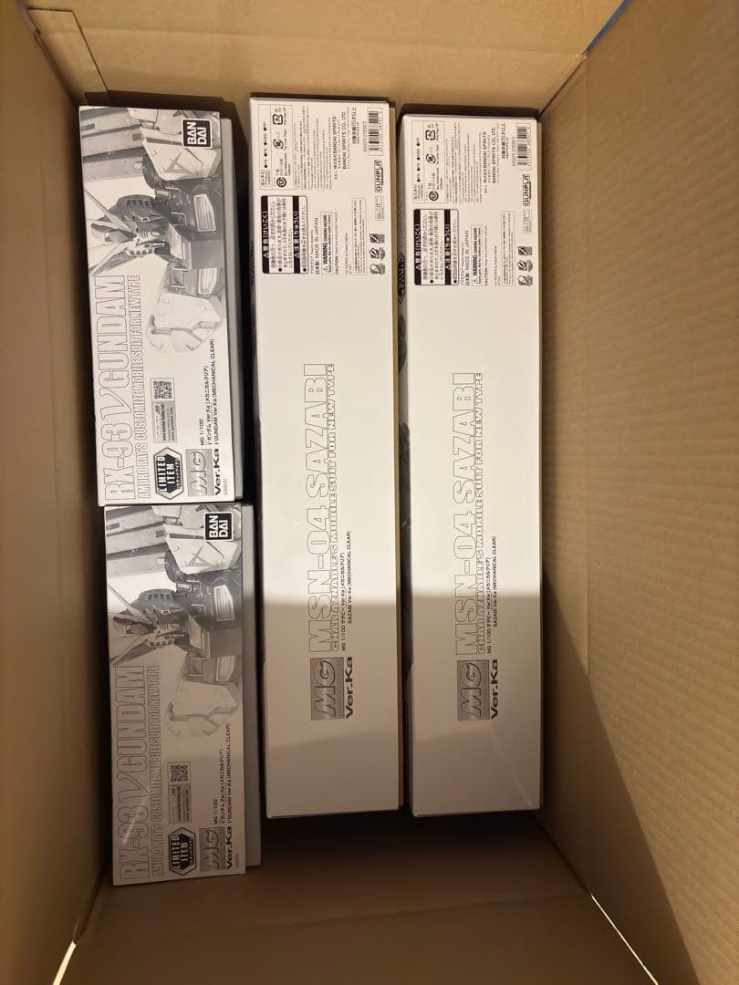 MG νガンダム+サザビー Ver.Ka [メカニカルクリア] 4点まとめ