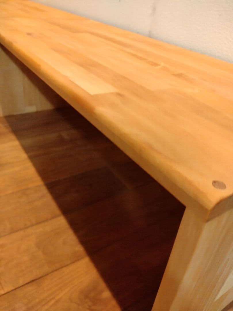 木製　ハンドメイド　オーダー　コの字　キヌカ　机　テーブル　サイドテーブル