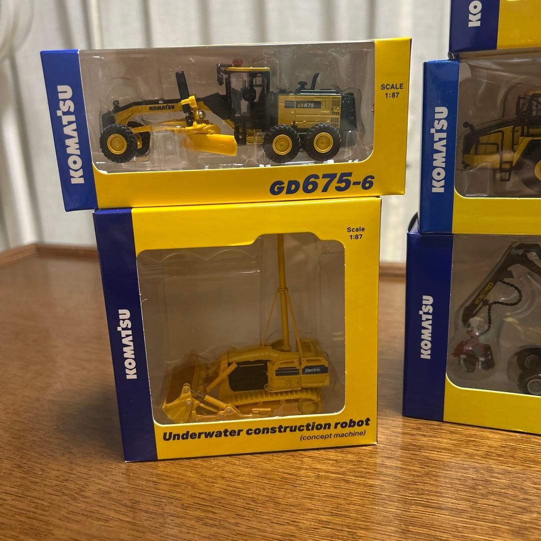 コマツ　非売品　株主限定配布品　オリジナル　ミニチュア　ミニカー　働く車　美品