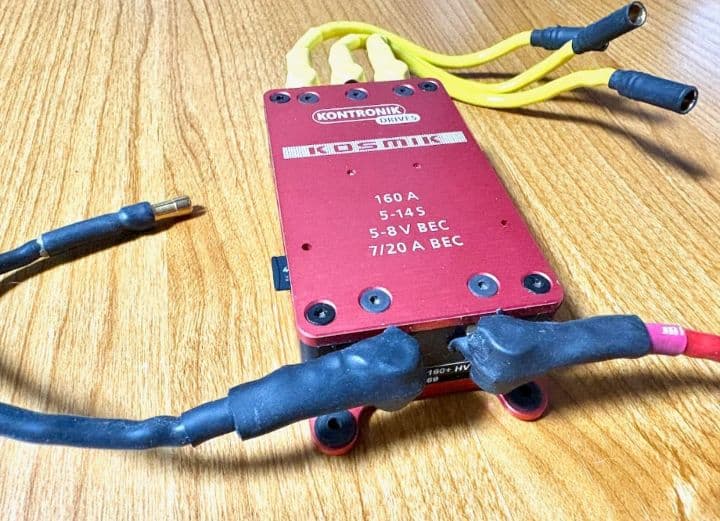 ラジコンヘリ ESC KONTRONIK KOSMIK 160HV