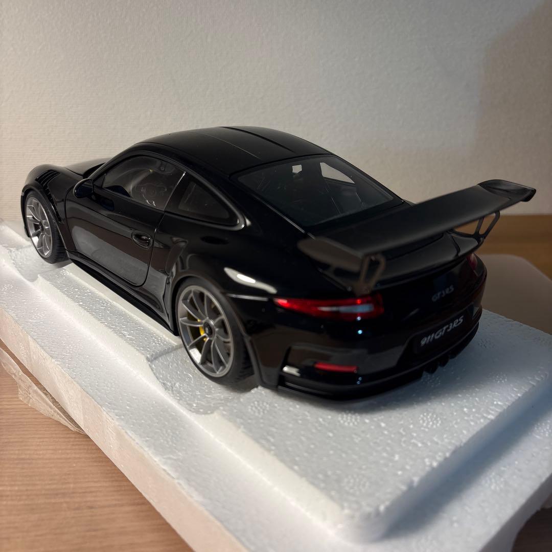 オートアート　ポルシェ911 991 GT3 RS 1/18 ミニカー　ブラック
