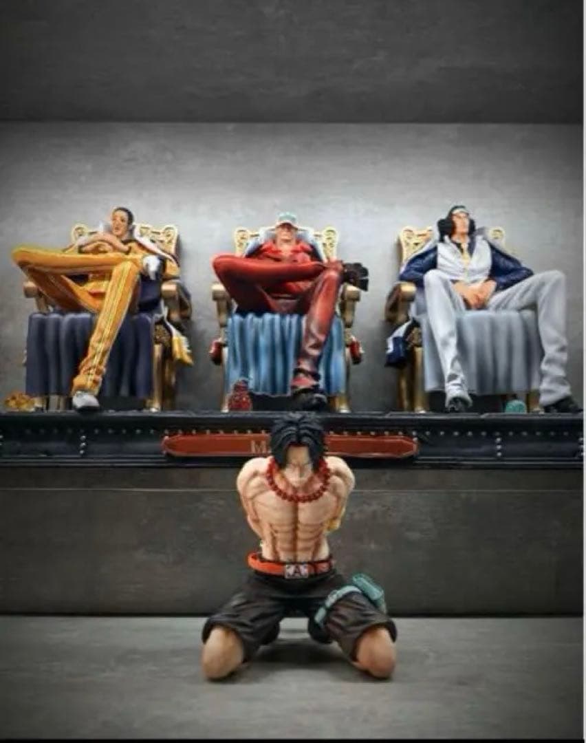 ワンピース 海軍本部三大将 赤犬 青雉 黄猿 頂上戦争フィギュア ガレージキット