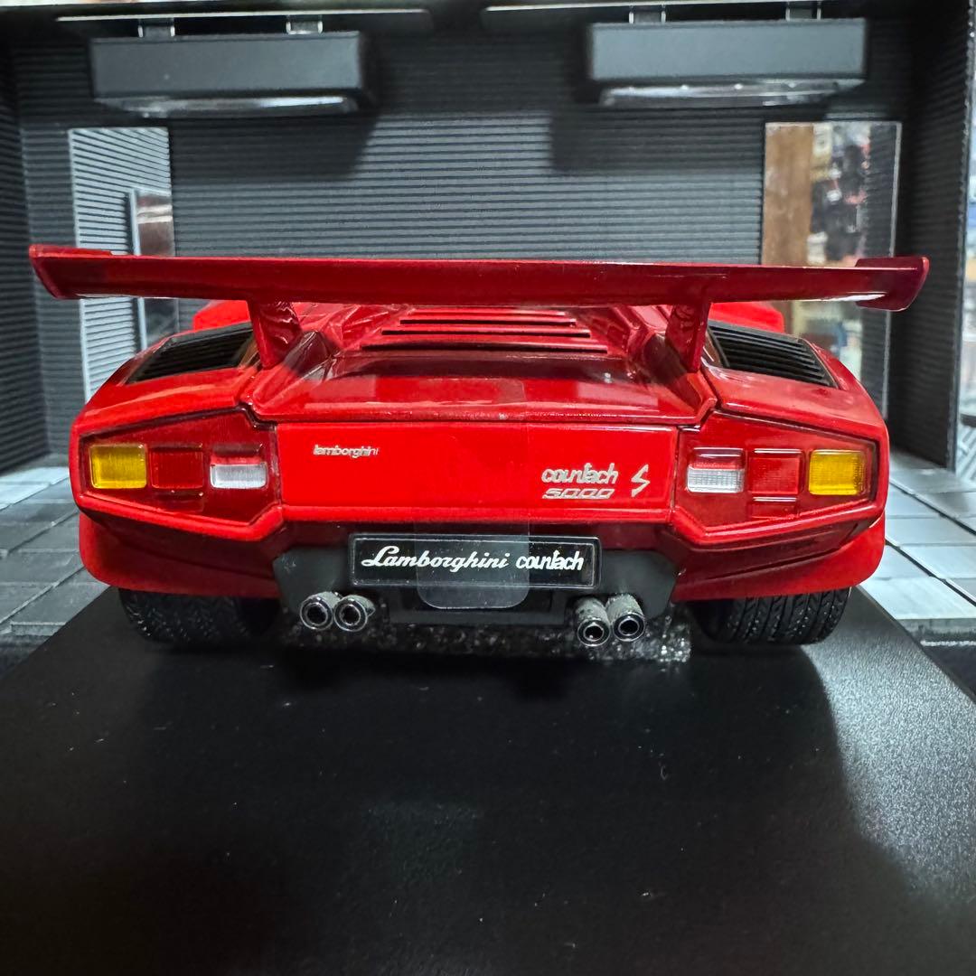 絶版未展示品 京商 1/18 ランボルギーニ カウンタック LP500 レッド