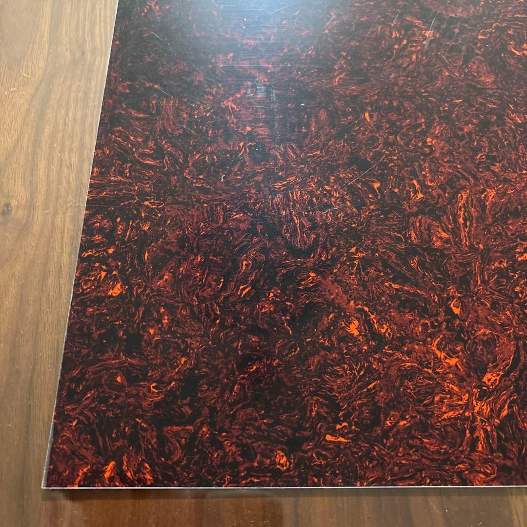 再現‼️レスターフラットピックガード用素材‼️型サンプル＋実物大カラーコピー