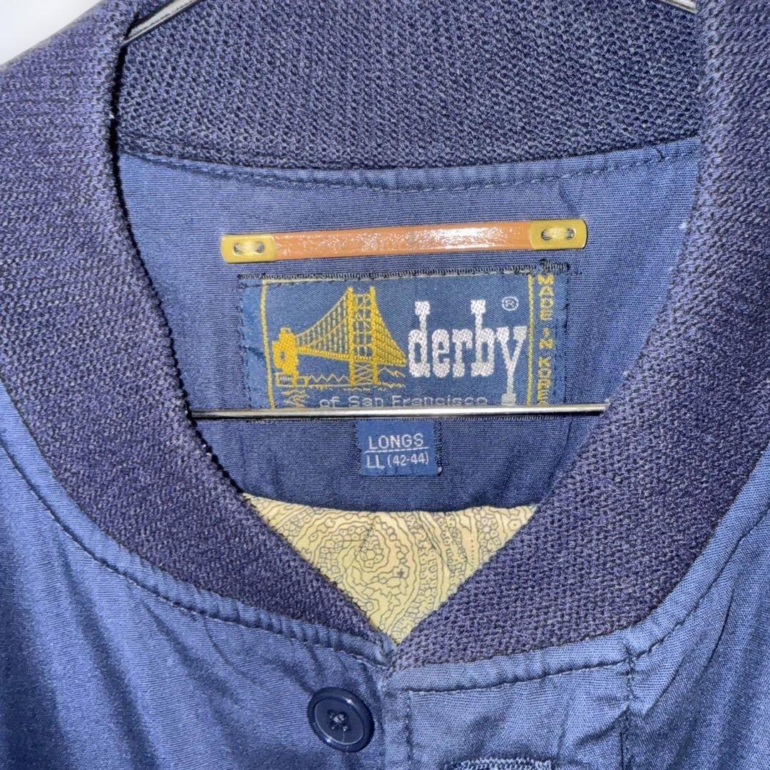 80’s 90’s 美品 ダービーオブサンフランシスコ ジャケット LLネイビー