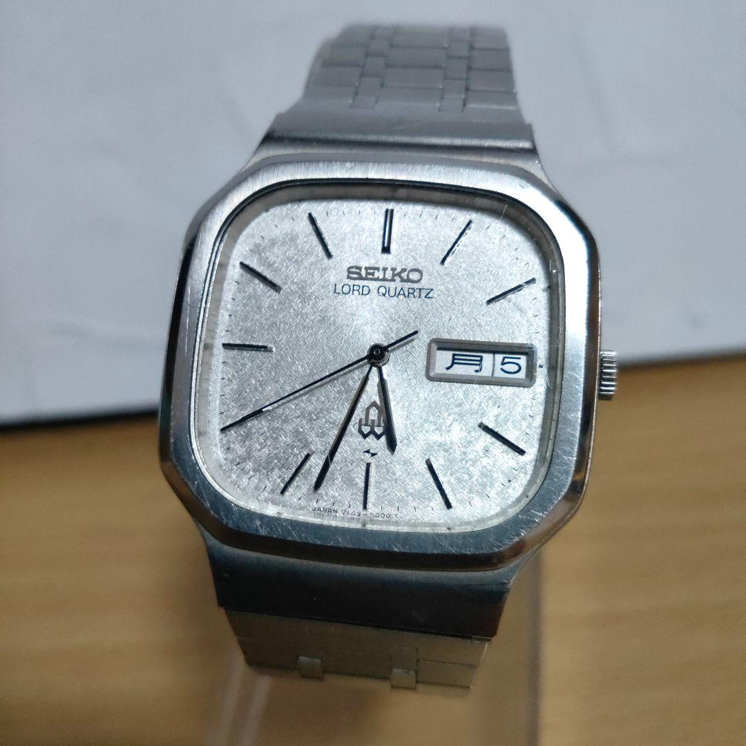 SEIKOセイコーロードクォーツ時計★電池入り稼働品
