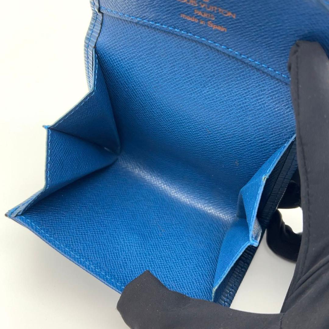 ルイヴィトン エピ ケース 小銭入れ ブルー 男女兼用