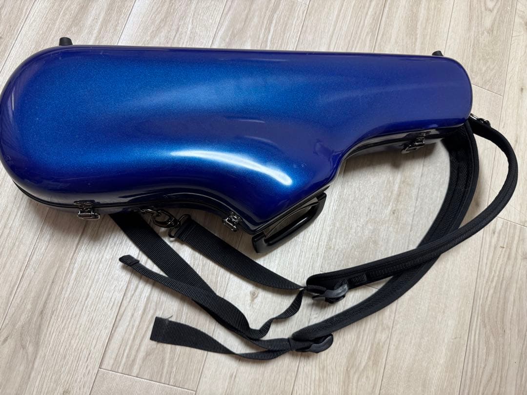 アルトサックス ハードケース 青