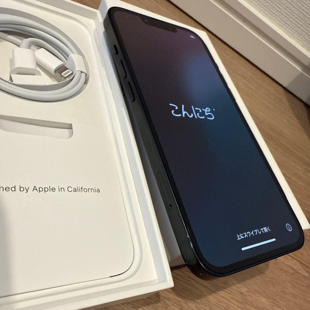iPhone13 128GB SIMフリー 付属品新品+保護ガラスフィルム