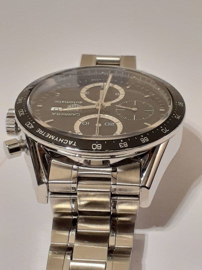 OH済　タグホイヤー CV2010 カレラ タキメーター　自動巻き腕時計