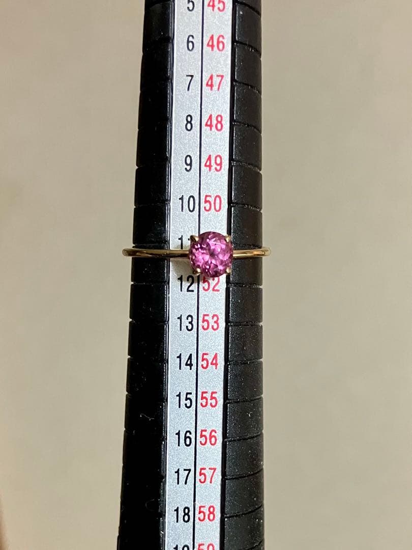 K10＊美しいマラヤガーネットリングです