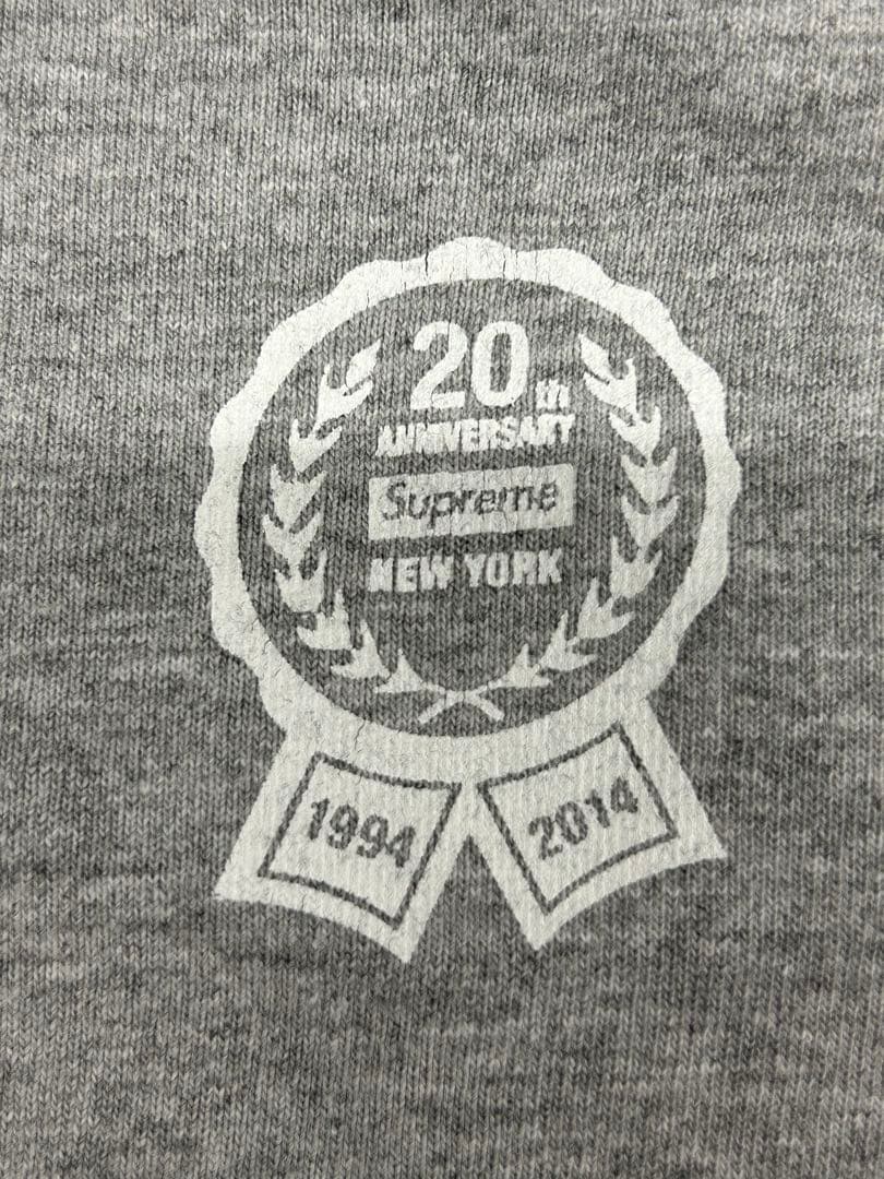 【中古】SUPREME 20周年記念BOX LOGO TEE T サイズS