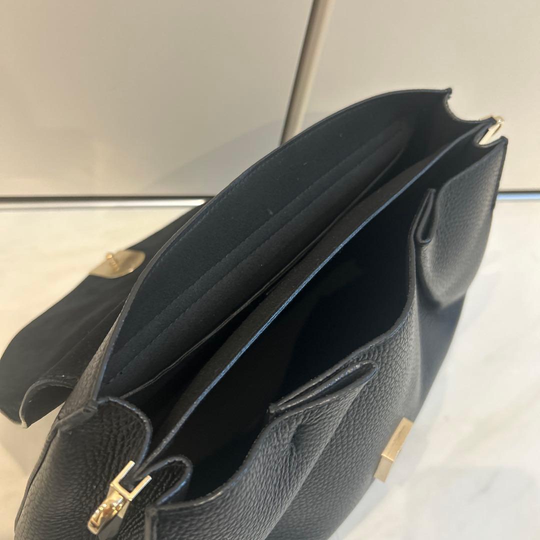 美品 FURLA フルラ スリーク 2way ハンドバッグ ショルダーバッグ