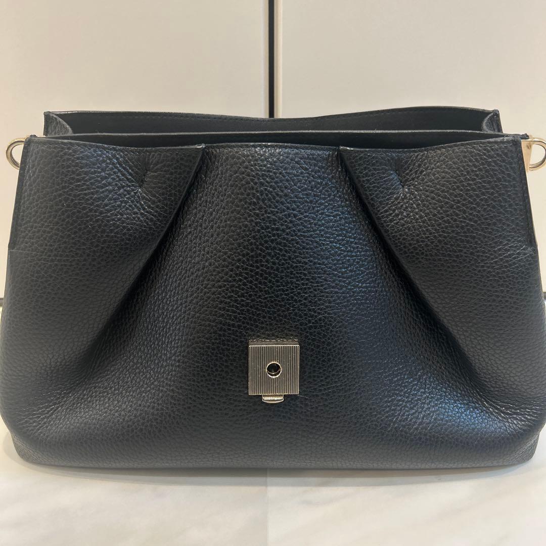 美品 FURLA フルラ スリーク 2way ハンドバッグ ショルダーバッグ