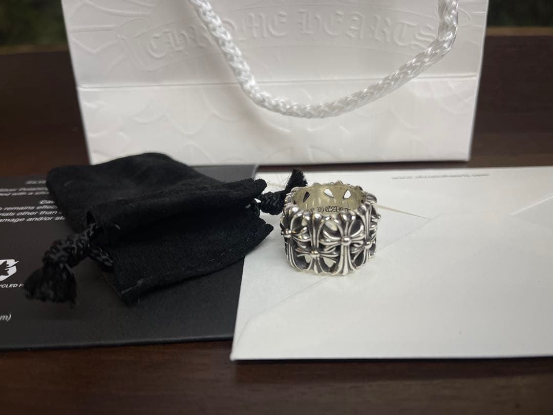 CHROME HEARTS クロムハーツ セメタリークロスリングUS 7号