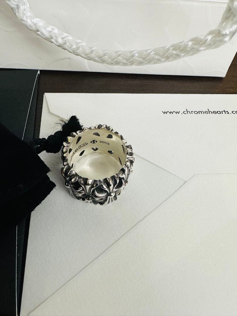 CHROME HEARTS クロムハーツ セメタリークロスリングUS 7号