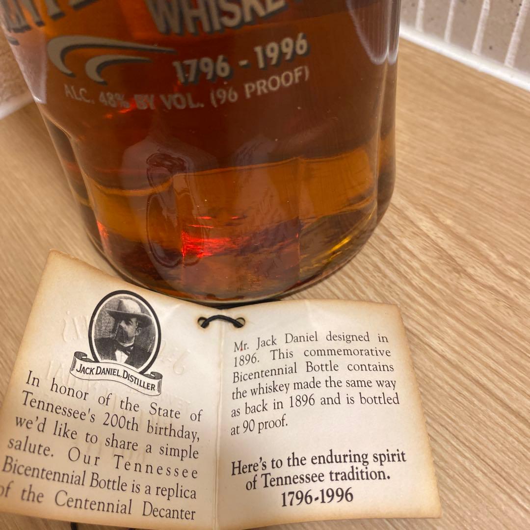ジャックダニエル　バイセンテナリ　1796〜1996 200周年記念