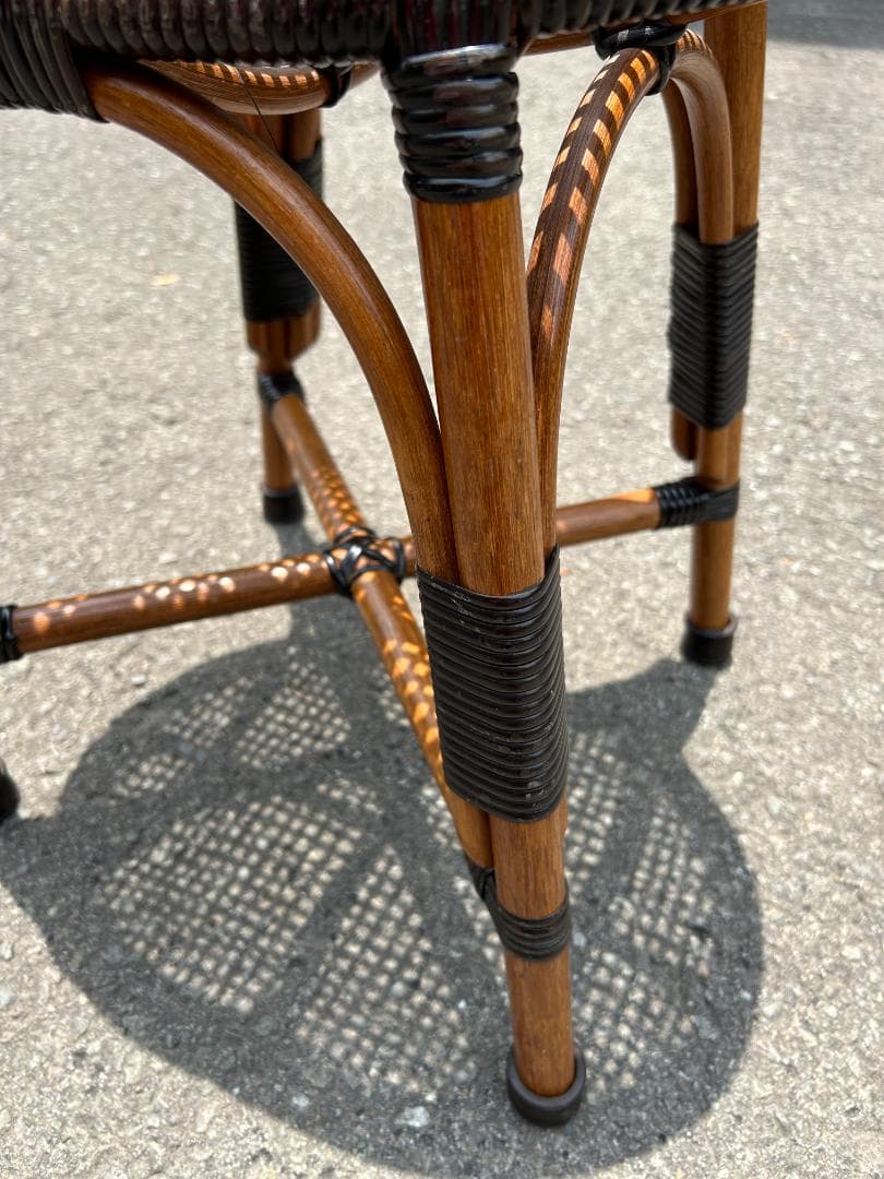 レア!! 熟練職人手作り こだわりの逸品！ツルヤ商店　籐源郷　スツール　ラタン