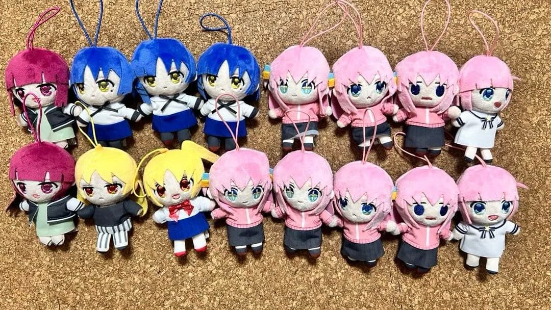 ほっちざろっく！　キャラ福ぬいぐるみ　16体セット　ぼっちちゃん