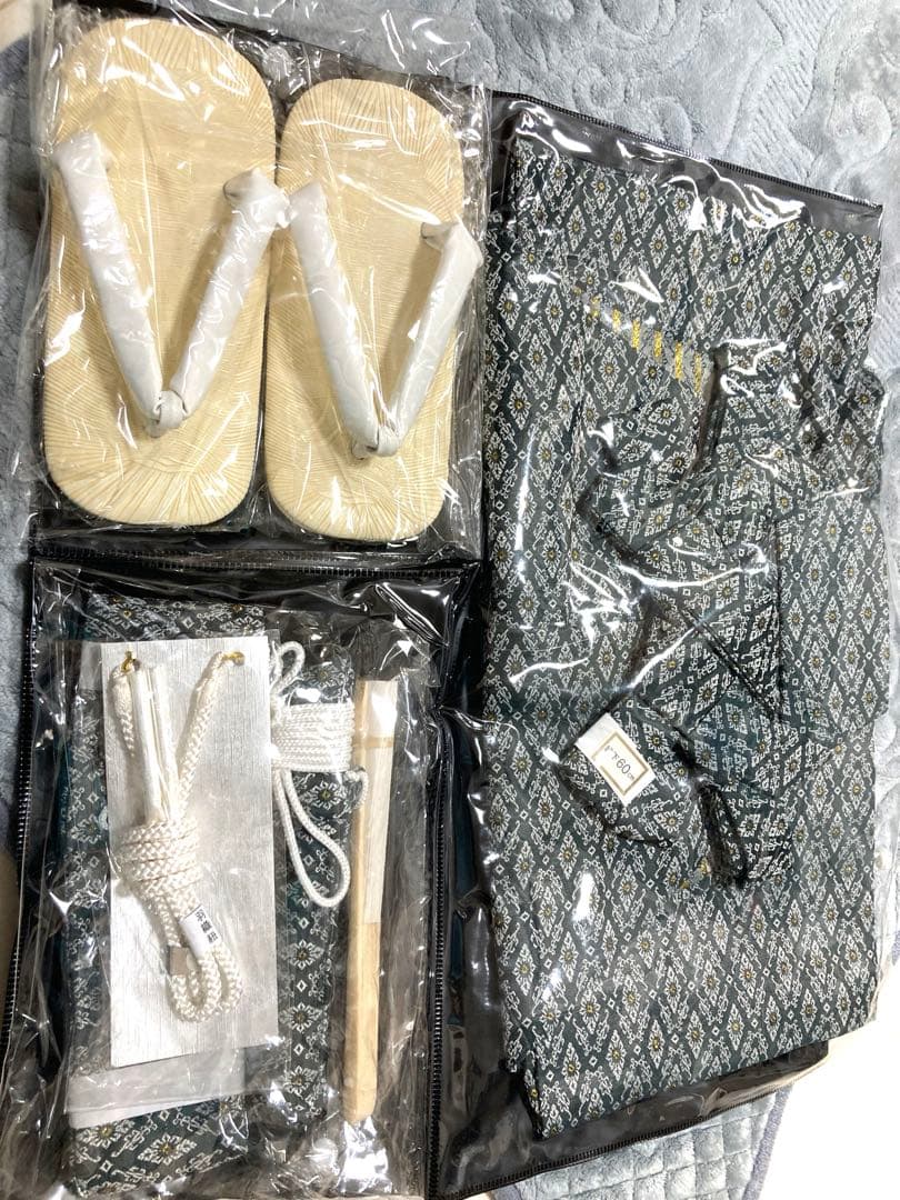 七五三、5歳男児10点フルセット 中古品 紺色 鷲