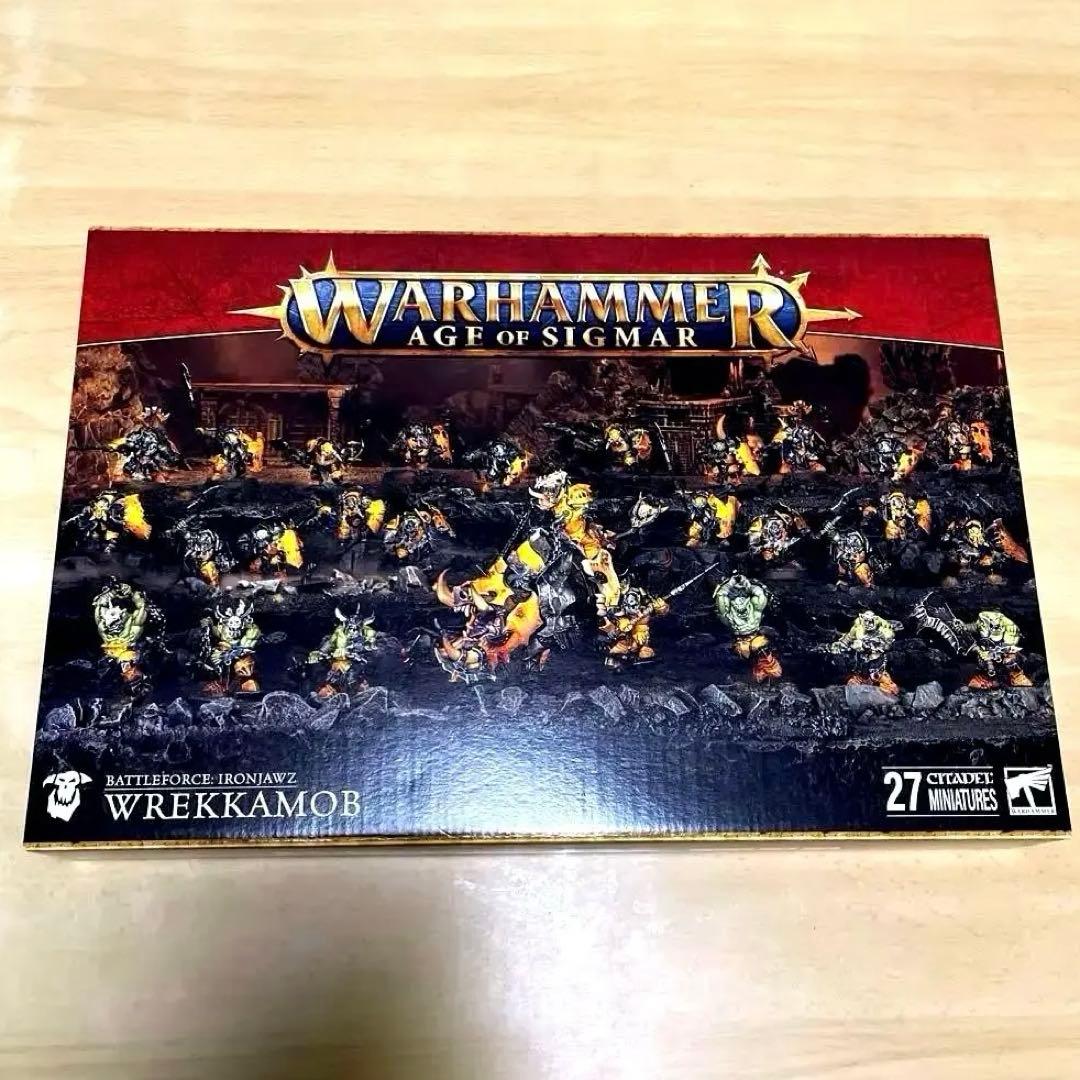 【新品】ウォーハンマーAge of Sigmar Wrekkamob 27体
