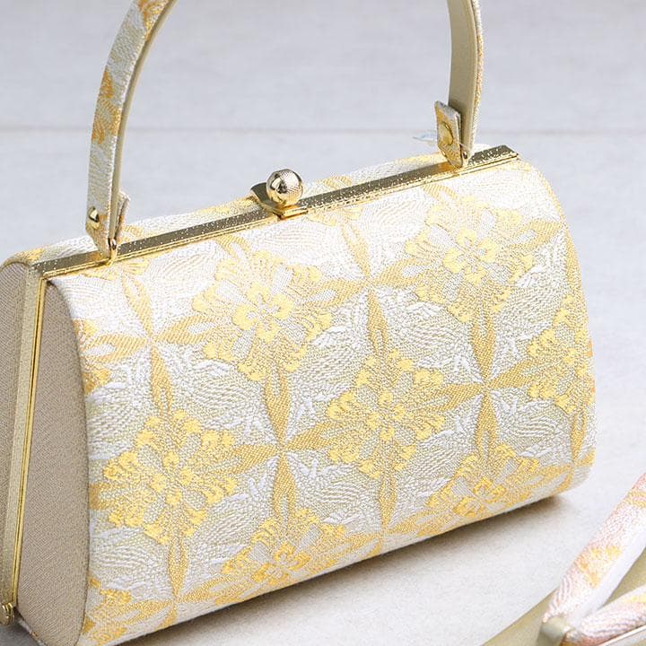 【新品】フォーマル用 帯地 草履バッグセット 24cm 03490