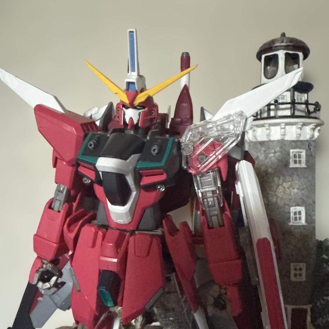 MG ♾️ジャスティスガンダム (ZGMF-X19A) 1/100組立済み