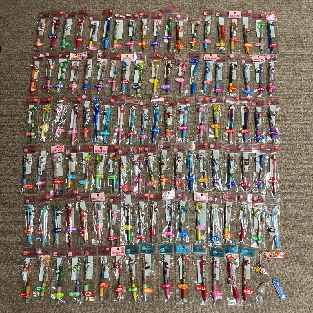 ハローキティストラップ　シャーペン　ボールペンまとめ売り