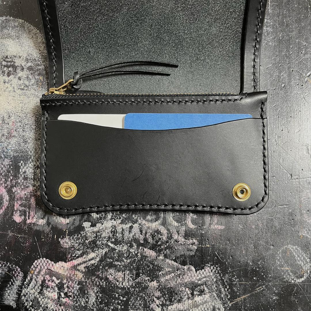 トラッカーウォレット ミドルトラッカーウォレット イタリアレザー 3層 #340