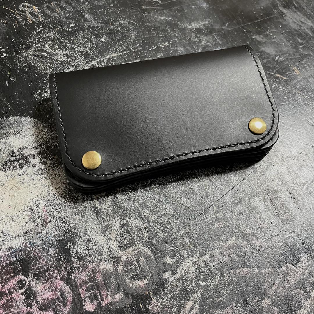 トラッカーウォレット ミドルトラッカーウォレット イタリアレザー 3層 #340