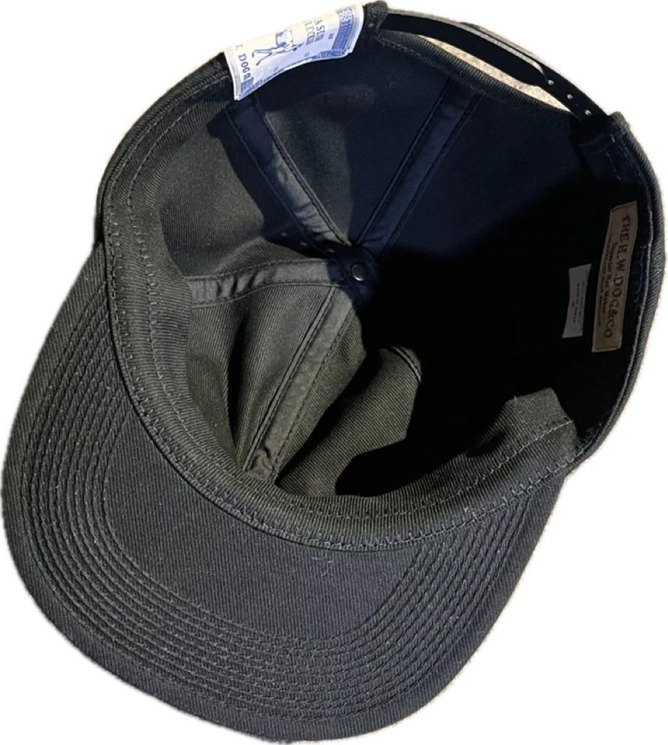 THE H.W.DOG&CO. TRUCKER CAP ブラック 紙幣タグ付き