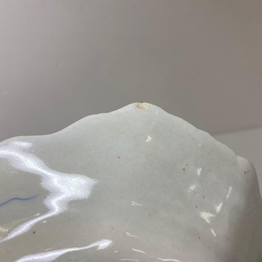 古伊万里　染錦大皿　三ツ組　共箱　タニト　東さ7-0327①