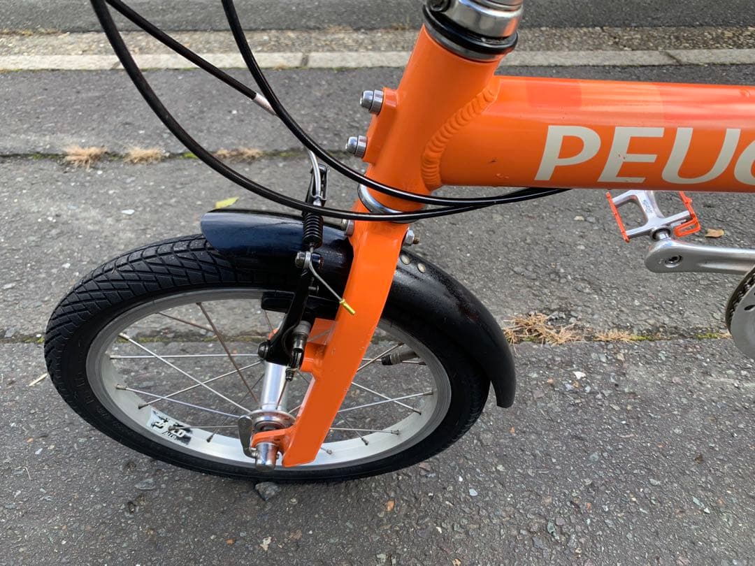 【即乘】送料無料 PEUGEOT 折り畳み自転車7速 ミニベロ 小径車16インチ
