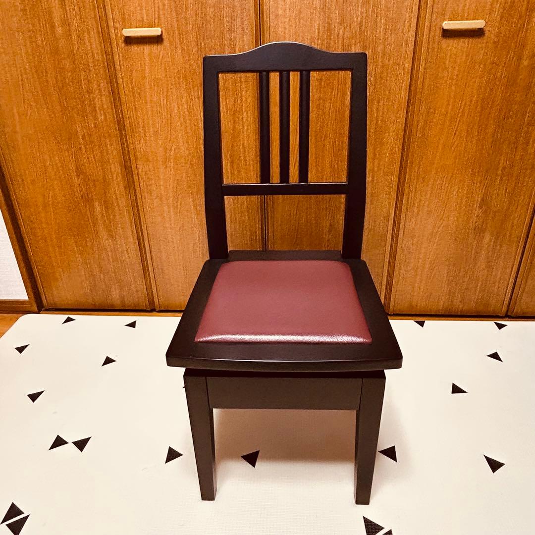 YAMAHA No.5A トムソン椅子 半艶塗装 ヤマハ ピアノ椅 フェルト付き