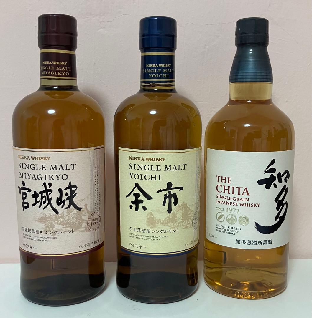 ウイスキーセット　竹鶴　宮城峡　余市　知多