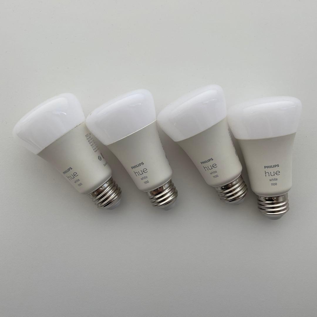 Philips Hue スマート電球 E26 75W LED 4個 1100lm