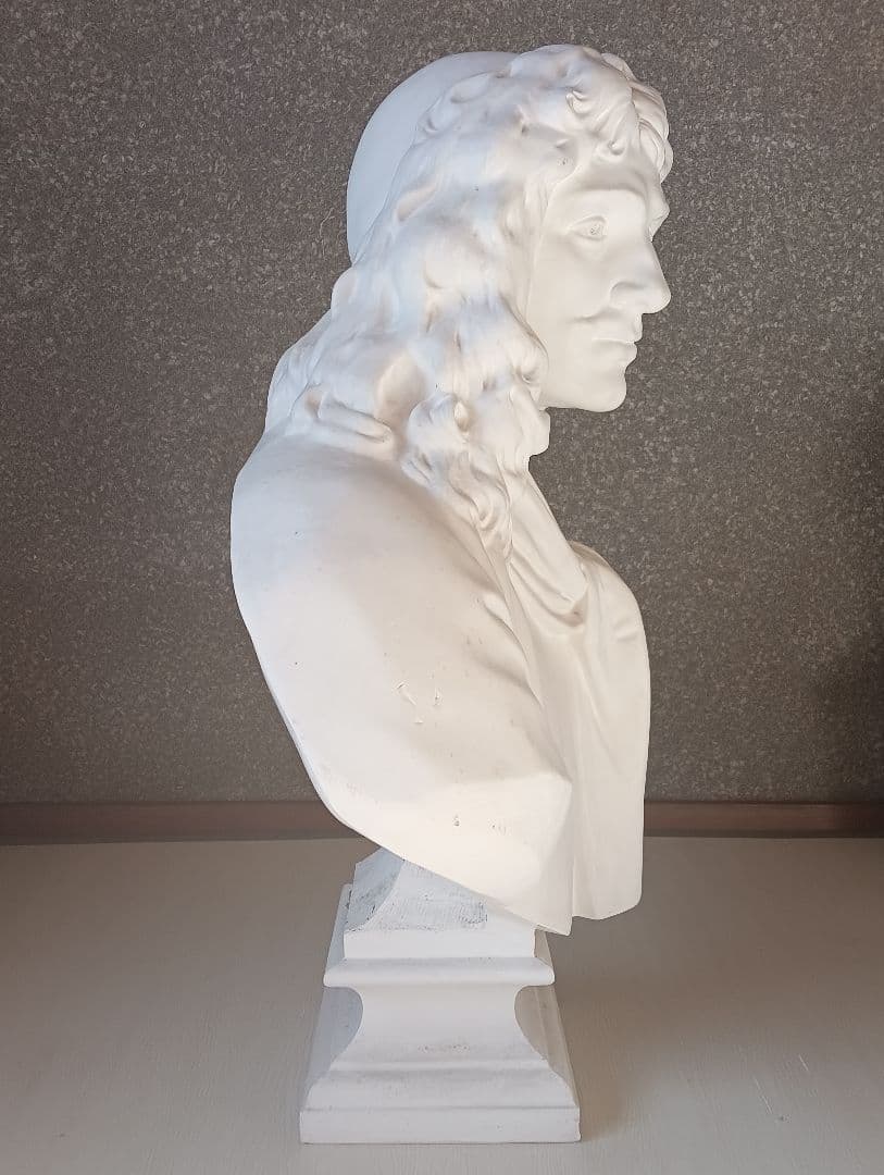 石膏像 モリエール（デッサン用）受験・練習用／発送対応