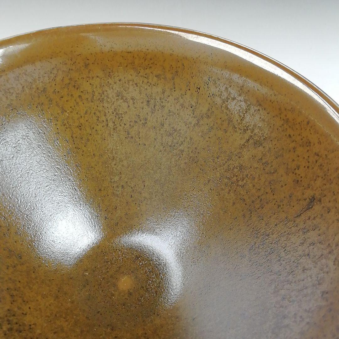 Ｔ９０８　茶碗　『灰被　天目茶碗』『桶谷定一 作』　共箱　抹茶碗　茶道具