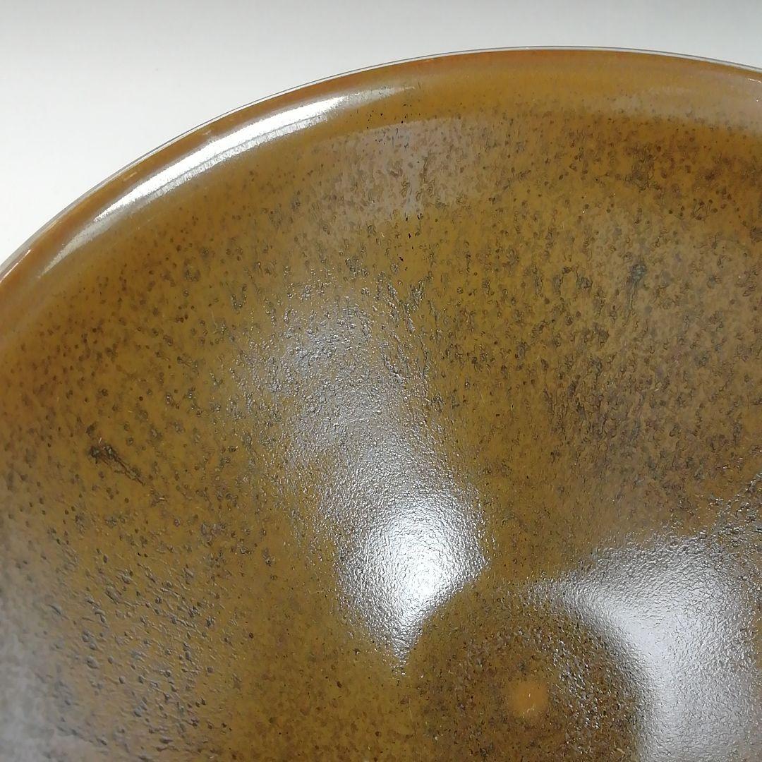 Ｔ９０８　茶碗　『灰被　天目茶碗』『桶谷定一 作』　共箱　抹茶碗　茶道具