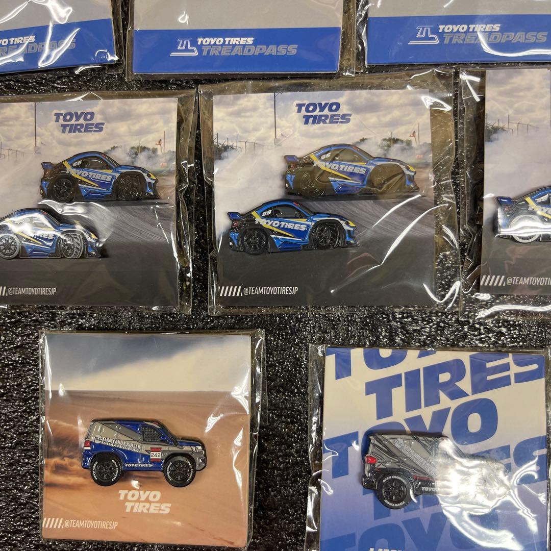 非売品トーヨータイヤピンバッジ 17個☆限定版ラスベガスSEMA show