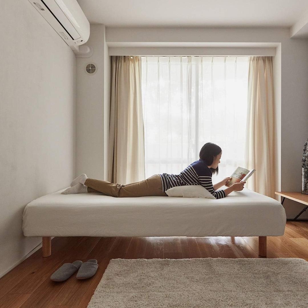 無印良品 脚付マットレス セミダブル ほぼ新品 超お買得！ 脚別売