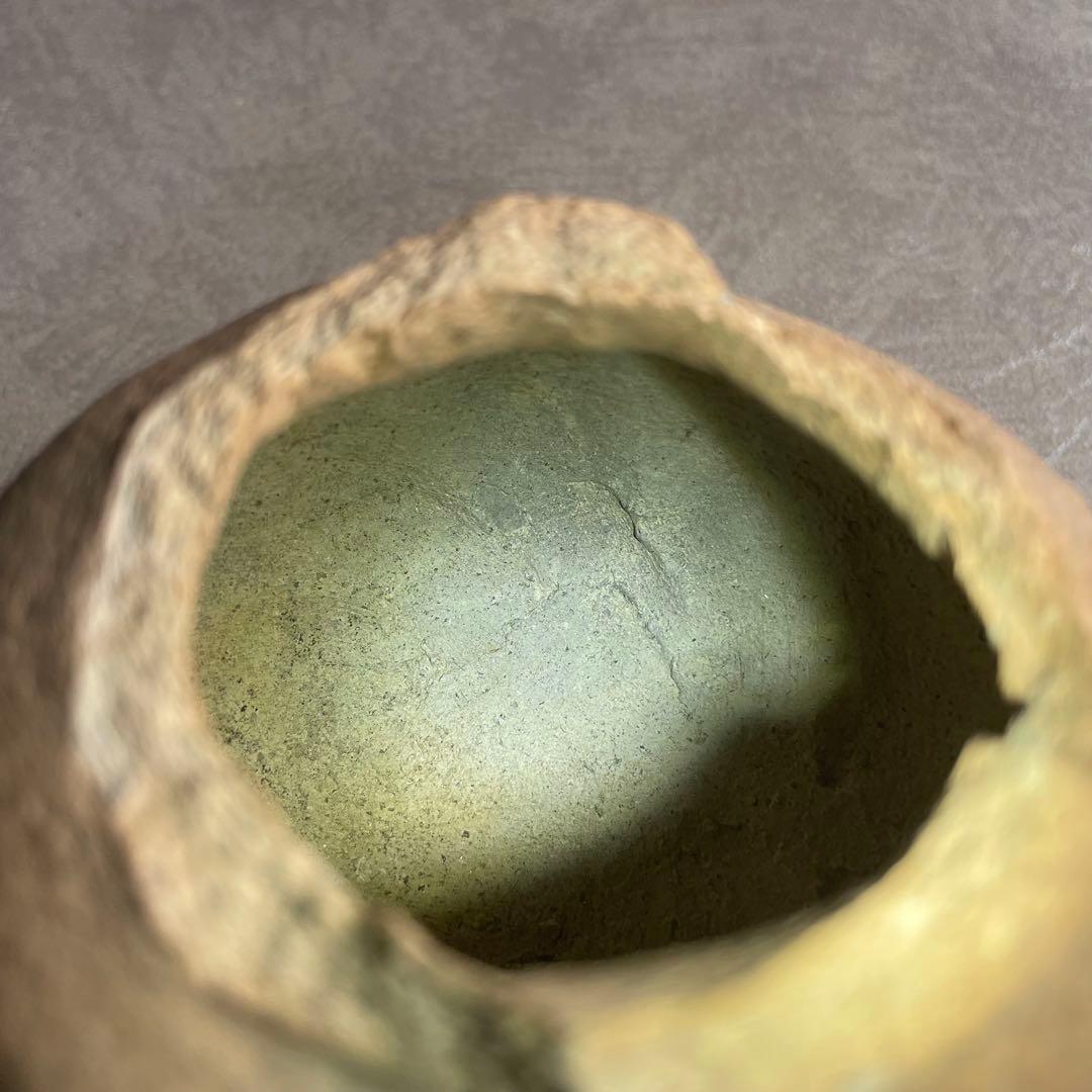 弥生土器小壺 矢作川出土 考古学 骨董 古美術 アンティーク 花器 壺 土器